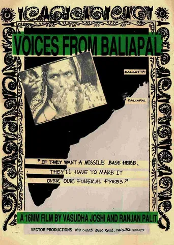 Voices from Baliapal poster