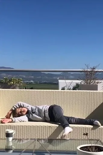 Cleo and her daddy make a movie poster