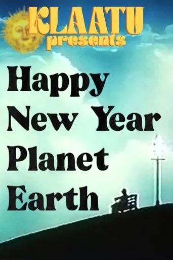 Happy New Year Planet Earth poster