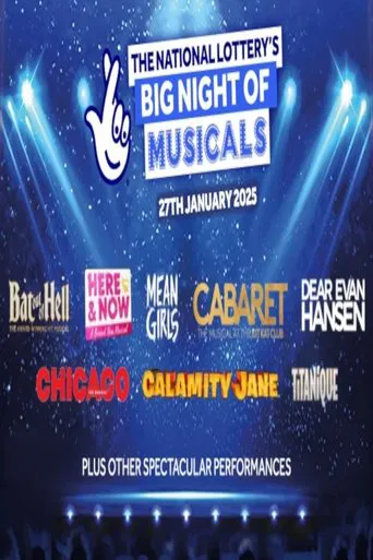 Big Night of Musicals 2025 by the National Lottery poster
