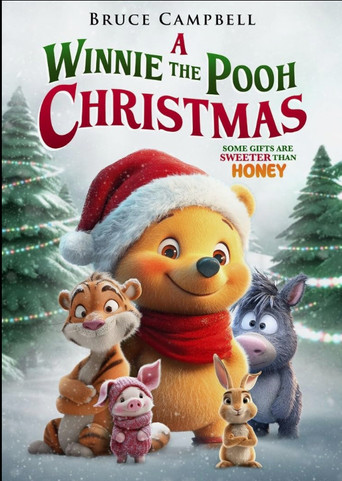 A Winnie-the-Pooh Christmas poster