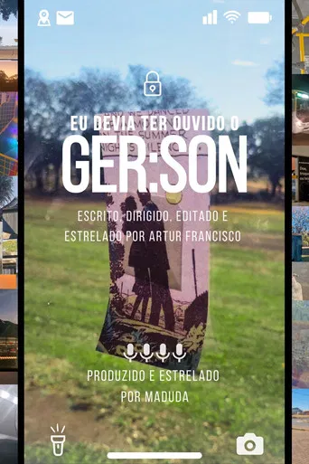 Eu devia ter ouvido o Gerson poster