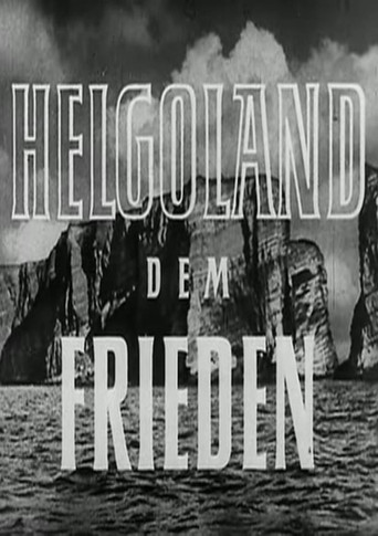 Helgoland dem Frieden poster