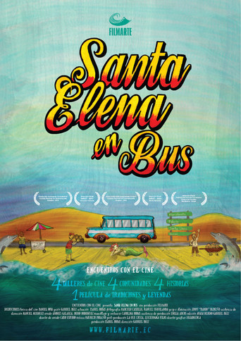 Santa Elena en bus poster