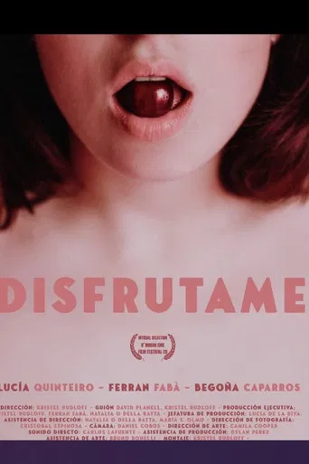 Disfrútame poster