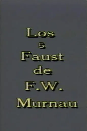 Los 5 Faust de F. W. Murnau poster