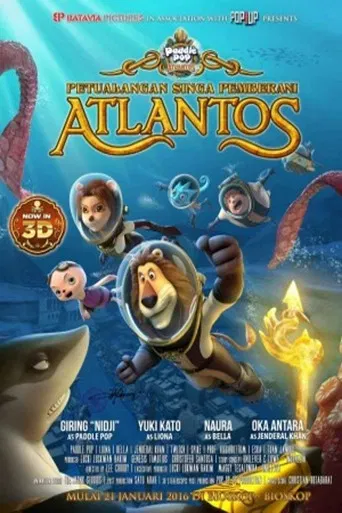 Petualangan Singa Pemberani Atlantos poster