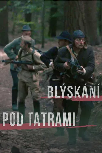 Lightning under Tatras poster