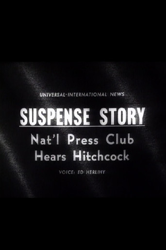 Suspense Story: Nat'l Press Club Hears Hitchcock poster