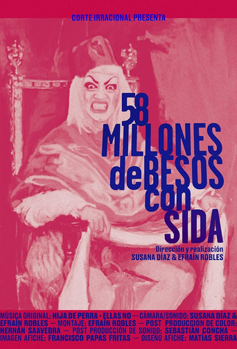 58 million kisses with AIDS poster