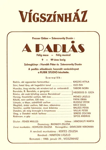 A padlás poster