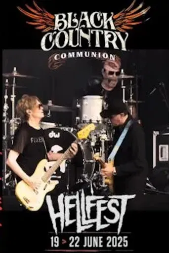 Black Country Communion - Live at Hellfest 2025 poster