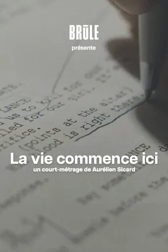 La vie commence ici poster