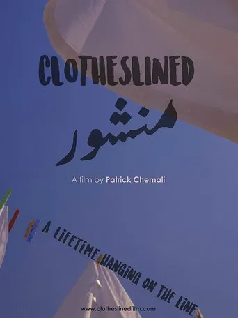 Clotheslined poster