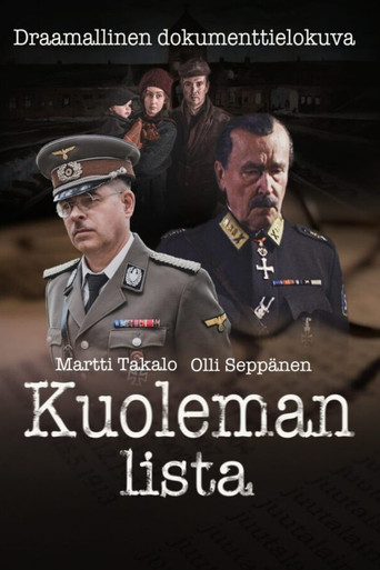 Kuoleman lista poster