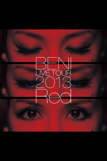 BENI Red LIVE TOUR 2013 poster