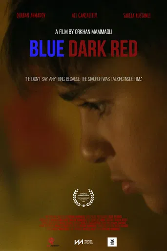 Blue Dark Red poster