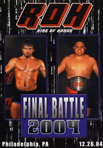ROH Final Battle 2004 poster