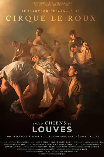 Entre chiens et louves par le Cirque Le Roux au Bon Marché Rive Gauche poster