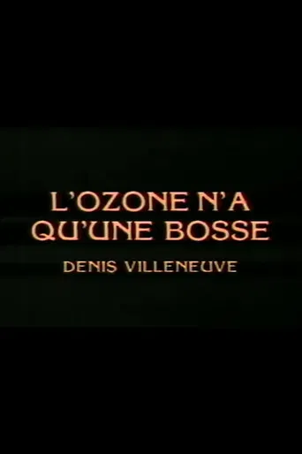 L'ozone n'a qu'une bosse poster