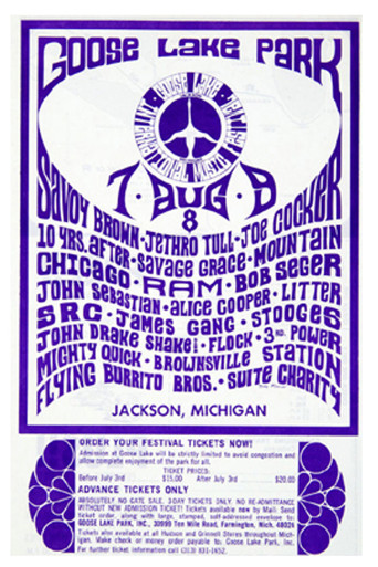 Goose Lake International Music Festival poster