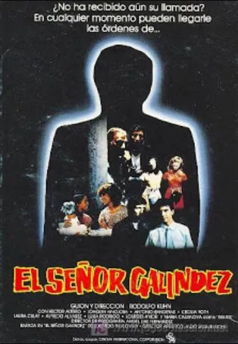 El señor Galíndez poster