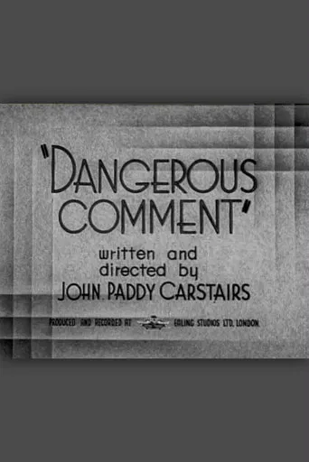 Dangerous Comment poster