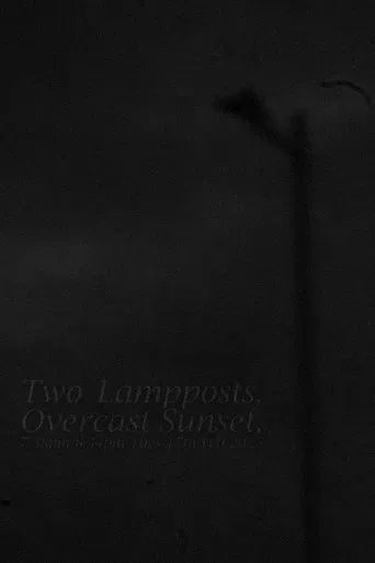 Two Lampposts, Overcast Sunset, 7.58pm-8.34pm Tues 17th Feb 2025 poster