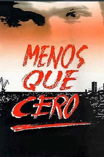 Menos que cero poster