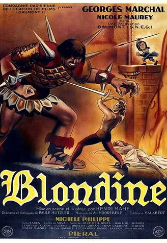 Blondine poster