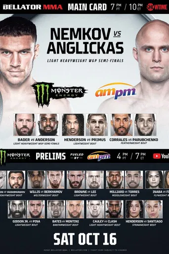 Bellator 268: Nemkov vs. Anglickas poster