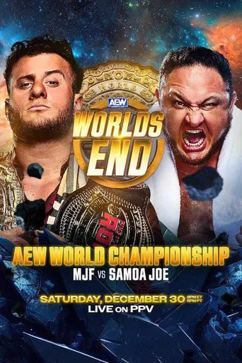 AEW Worlds End 2023 poster