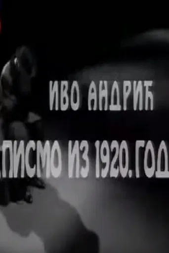 A Letter from 1920 poster