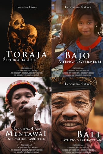 Indonézia 4 arca poster