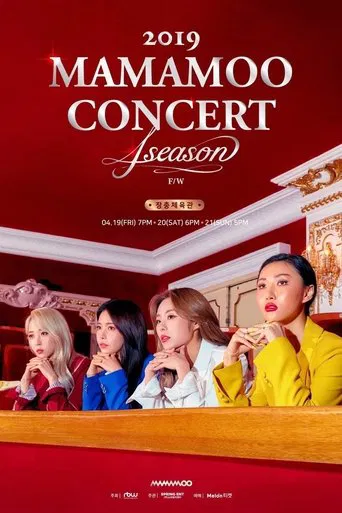 Mamamoo 4season F/W Concert poster