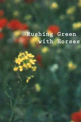 Rushing Green with Horses poster