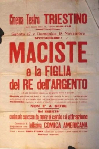 Maciste e la figlia del re dell'argento poster