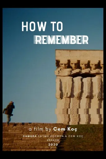 How to Remember poster