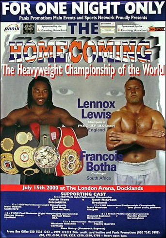 Lennox Lewis vs. Francois Botha poster