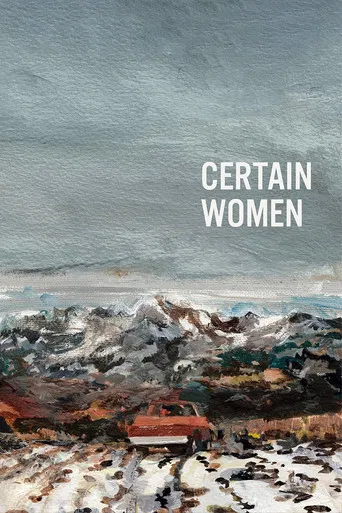 Certain Women poster
