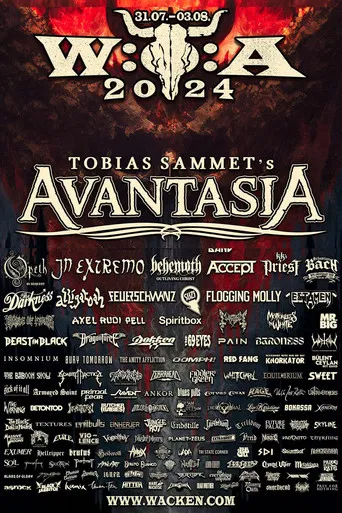 Avantasia Live at Wacken Open Air 2024 poster