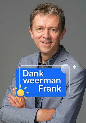 Dank weerman Frank poster