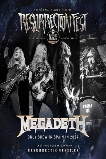 MEGADETH - Live at Resurrection Fest EG 2024 poster