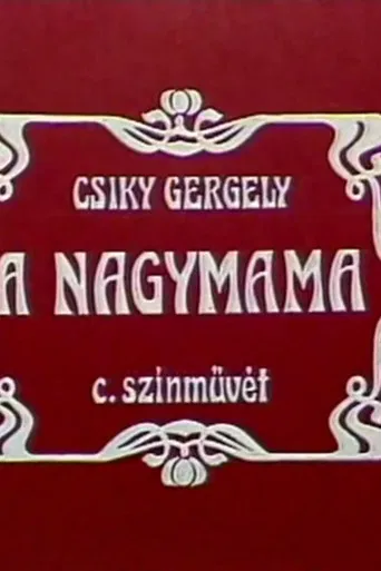 A nagymama poster