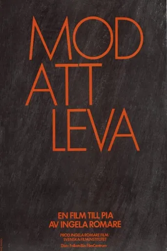 Mod att leva poster