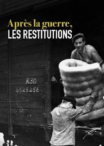 Après la guerre, les restitutions poster