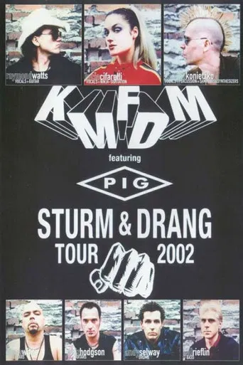 KMFDM: Sturm & Drang Tour 2002 poster