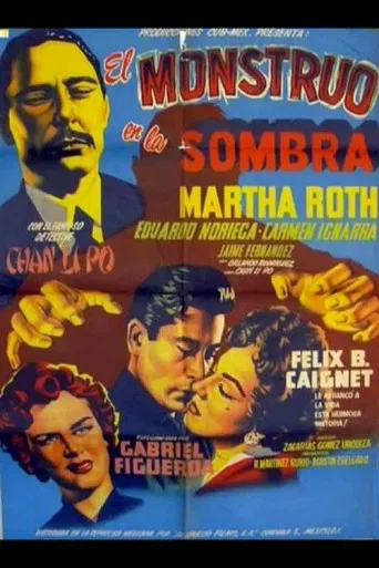 El monstruo en la sombra poster