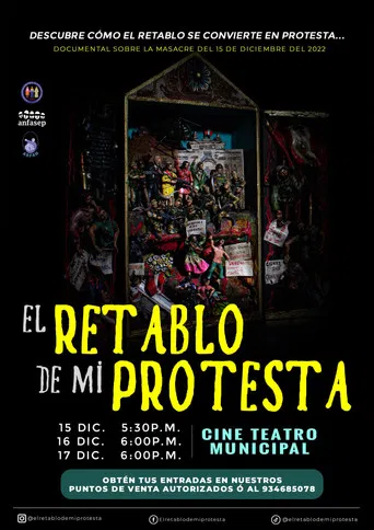 El retablo de mi protesta poster