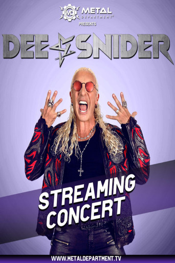 Dee Snider - Leave a Scar Album Release Show Streaming Concert poster